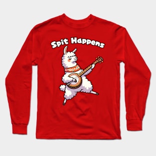 Banjo llama Long Sleeve T-Shirt